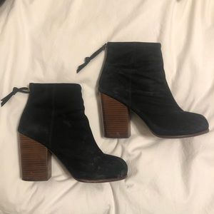 Jeffrey Campbell Rumble Bootie in Black Suede